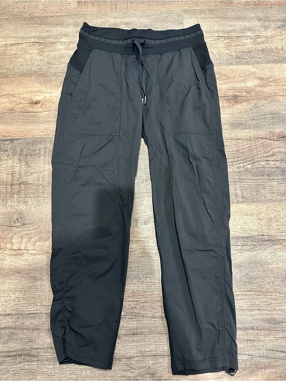 lululemon athletica Black Track Jogger Pants with Drawcord